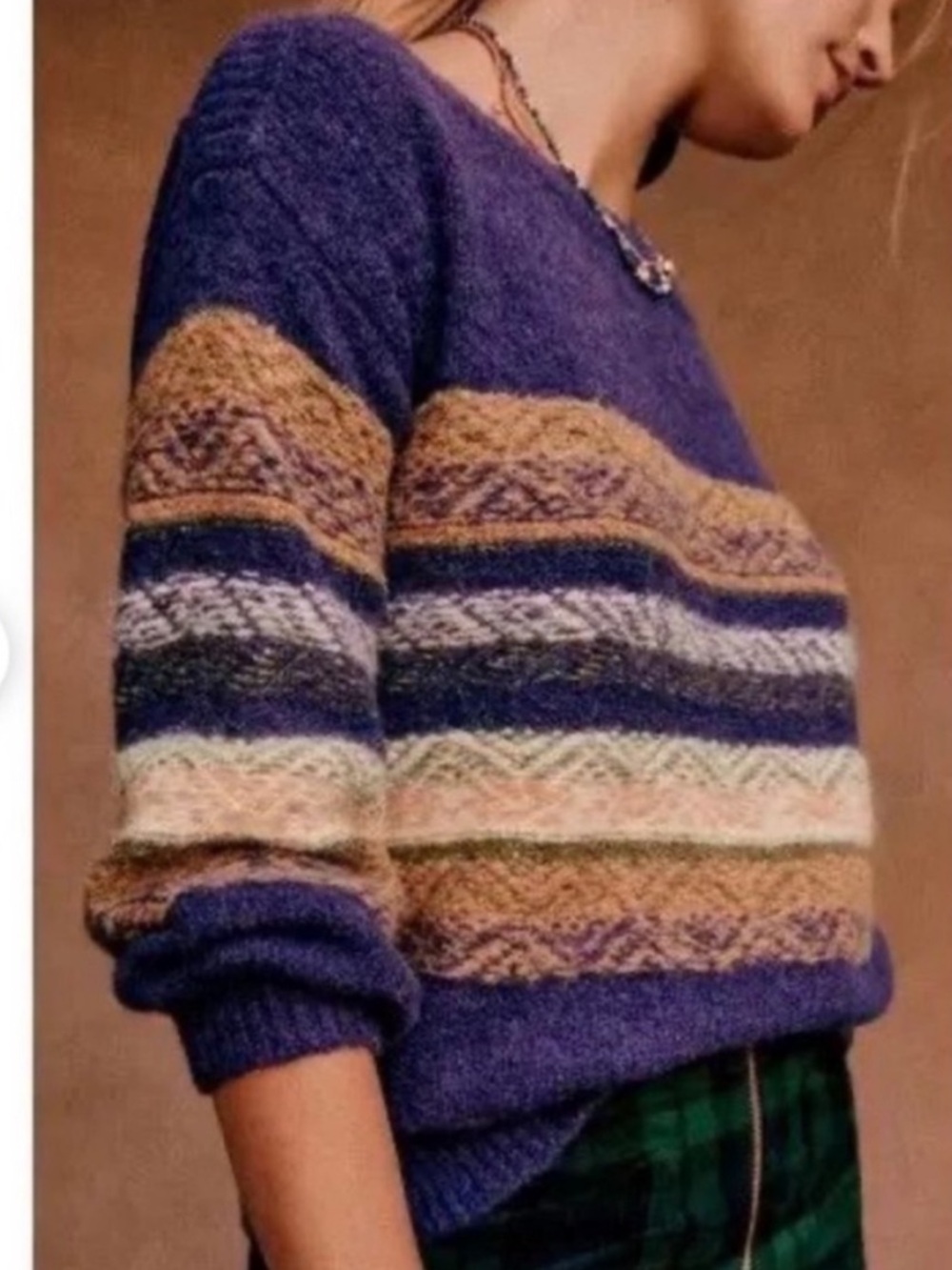 Sezane Pull Olga Sweater - Baby Alpaca/Merino Blend Size Small